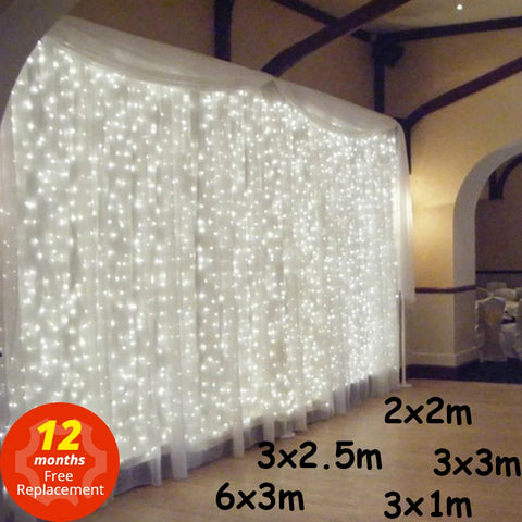 LED Icicle String Lights – Perfect for Christmas, Weddings, Parties, and Outdoor Home Decoration